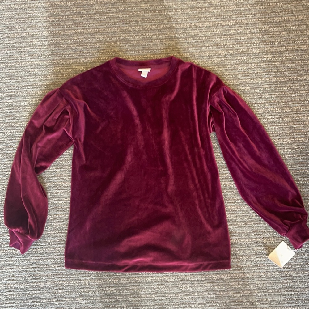 Velvet top